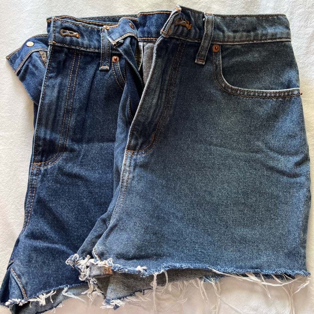 Two jean shorts from Victoria secret pink